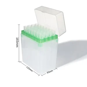Micropipette tip box 28 wells for 5000uL tips