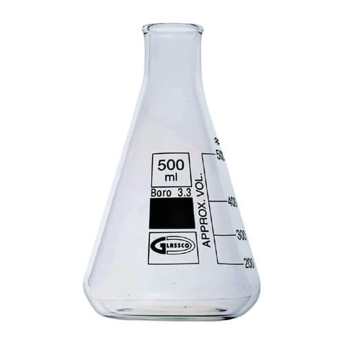 Glassco 500ml Conical Flask Price in BD | Original Borosilicate 3.3