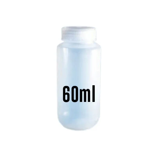 PolyLab Plastic Reagent Bottle 60 ml | Wide Mouth Chemical Storage - Image 2