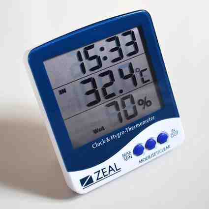 Zeal Digital Hygrometer PH1100 Humidity and Temperature Meter