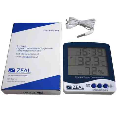 Zeal Digital Hygrometer PH1100 Humidity and Temperature Meter - Image 2