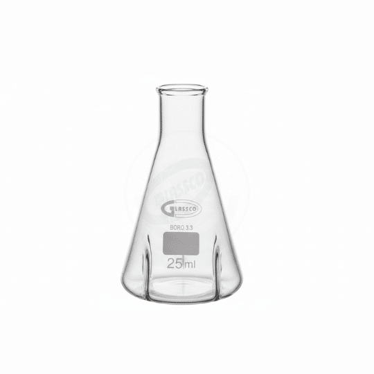 Glassco 25ml Conical Flask Price in BD | Borosilicate Erlenmeyer Flask
